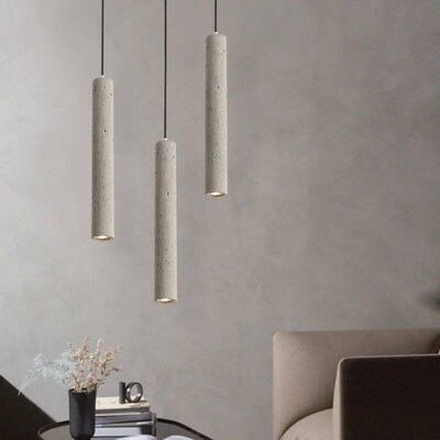 Nordic modern cement pendant lamp bedroom bedside restaurant