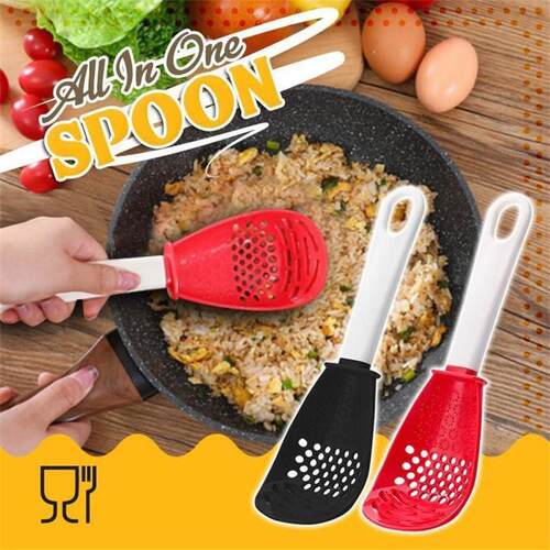 New Multifunctional Kitchen Cooking Spoon Heat-resistant Han