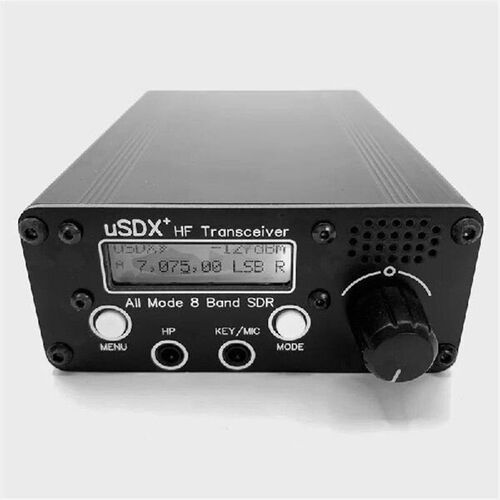 3-5W USDX+ SDR Transceiver All Mode 8 Band HF Ham Radio QRP