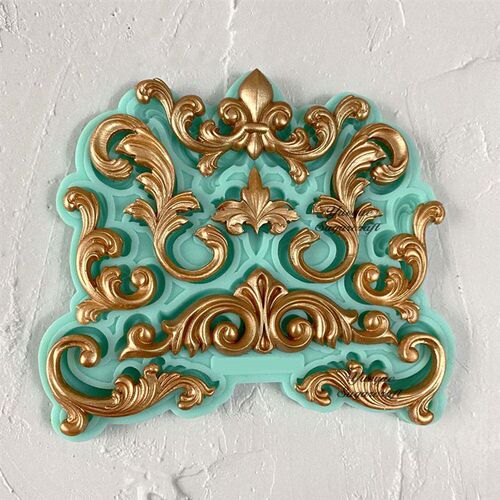 Relief Silicone Epoxy Resin Plaster Mould cake mold fondant