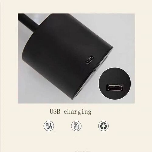 Touch Sensor LED Table Lamp USB Rechargeable Desk Lamp 3 Col