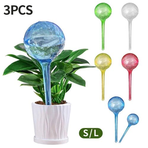 3Pcs Automatic Plant Watering Bulbs Water Cans Flowerpot Pla