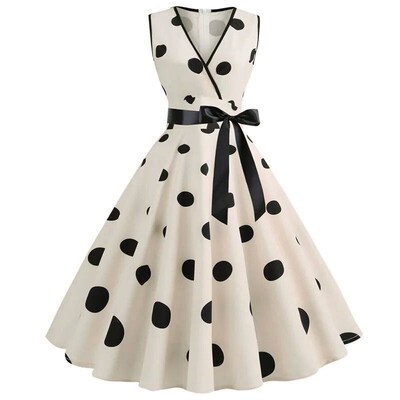 Woman Retro Dresses Audrey Hepburn 1950s 60s Rockabilly