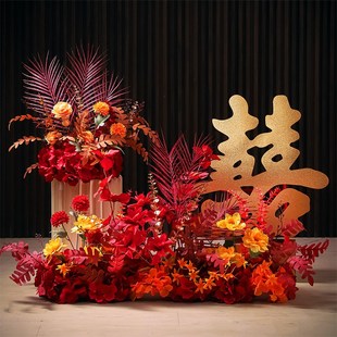 顺便买卖结婚布置迎宾牌订婚kt板路引婚礼门口指示牌吾家有喜立牌