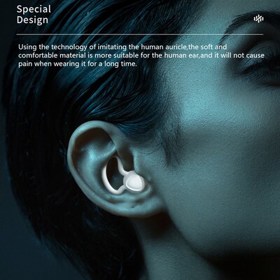 Silicone Ear Plugs Noise Canceling Plugs Sleep Earplugs Redu