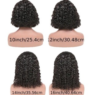 African Fashion Explosive Head Wig Womens Small Lace Black
