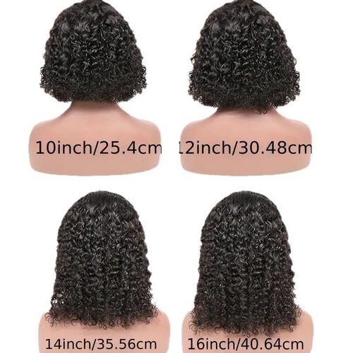African Fashion Explosive Head Wig Womens Small Lace Black