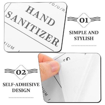 12 Pcs Bathroom Storage Tags Label Stickers Lable