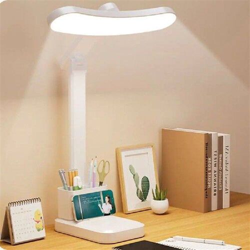 Eye Protection LED Desk Lamp Plug-in Removable Pen Holder