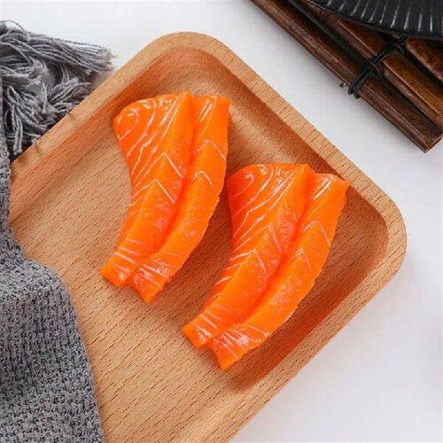 Simulated Japanese Sushi Salmon Simulation Grilled Fish