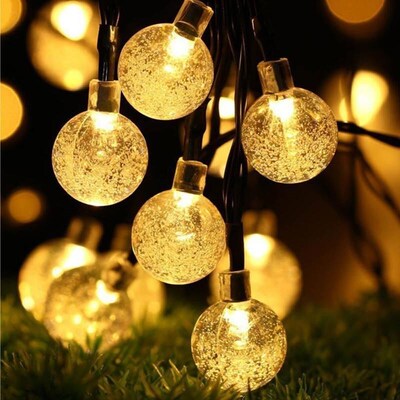 10M 50Led gSolar Powered Bulbs Led String Lights for Outdoor