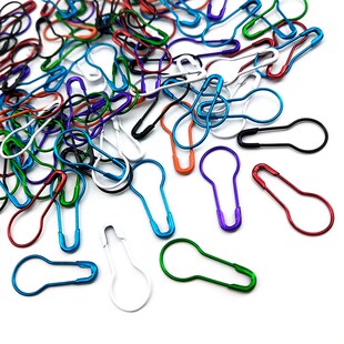 100pcs Colorful Pin Safety Pins Metal Clips Marker Tag Gourd