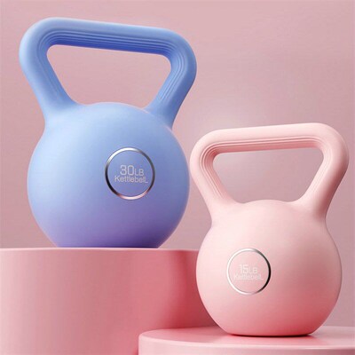 彩色壶铃女小哑铃Colorful kettlebell ladies sOmall dumbbells