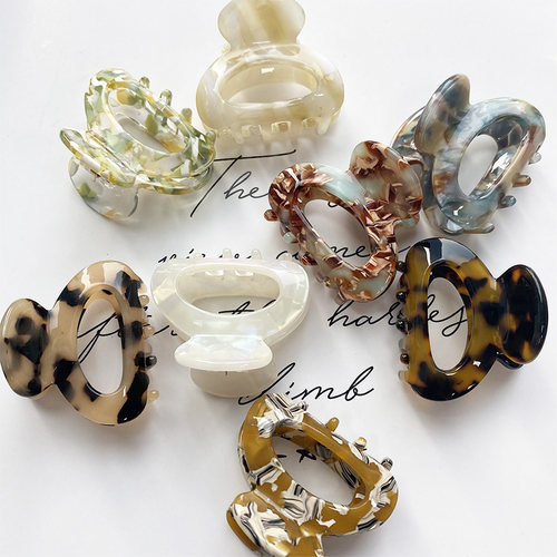 Sweet Mini Acetate Hair Clip for Women Girls Hair Claw Chic