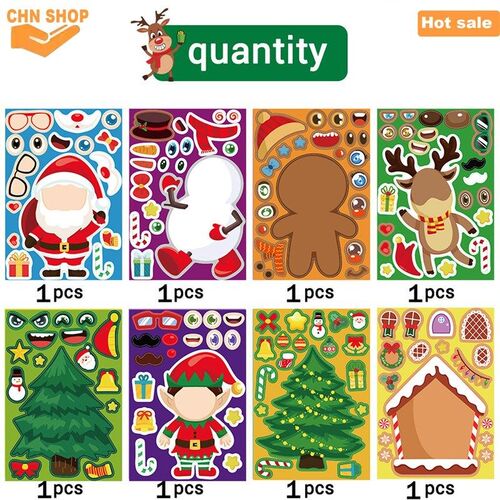 Stocking Stuffers,Christmas Stickers DIY Decoration Gifts