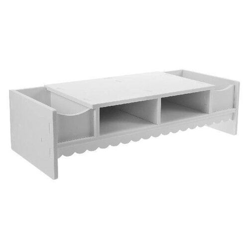 Screen Storage Bracket Multifunction Office Desktop Shelf
