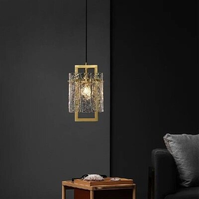 Modern America Style Copper Bedside Hotel Glass Adjustable