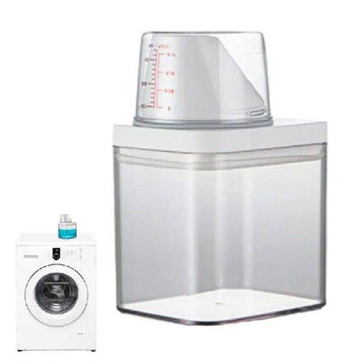 Home Laundry Powder Container Laundry Room Box Dispenser