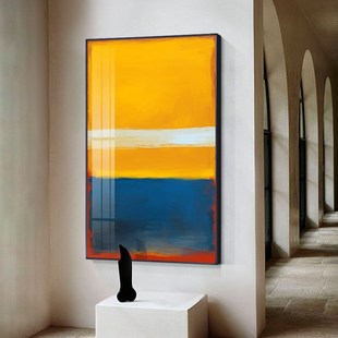 现代抽象大师马克罗斯科油画客厅玄关挂画装饰画过道走廊巨幅壁画