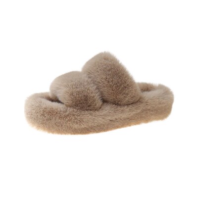 Furry Slippers For Women 2025 Parallel Bars For Women Home W