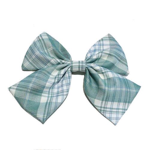 Girl plaid bow hairpin ins super fairy uniform wild JK back