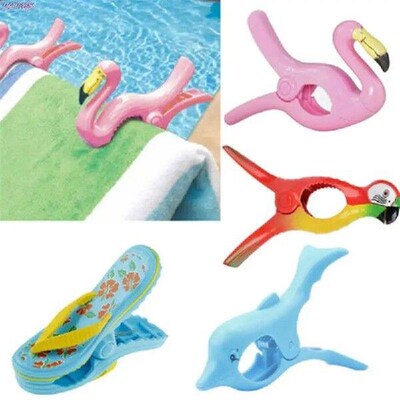Beach Towels Clips For Sunbeds Sun Lounger Animal