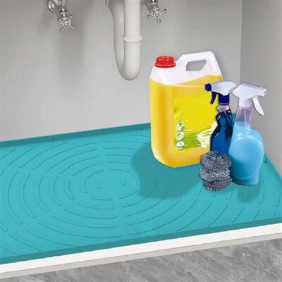 Silicone Cabinet Protector Waterproof Under-sink Mat for