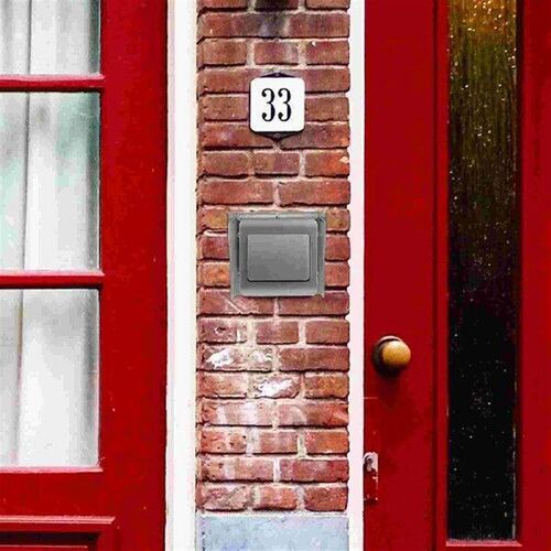 Outdoor Doorbell Protector 125mm Rain Cover For Attendance
