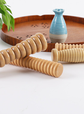 Wood Foot Massage Roller for Plantar Fasciitis Relief Deep T