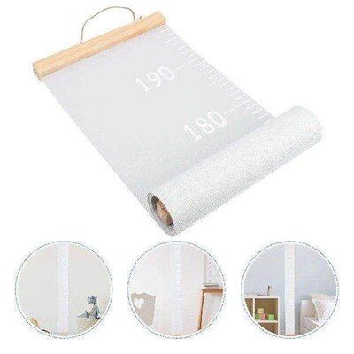 Chart Canvas Height Ruler Child Kid Room Decor Wall Hanging