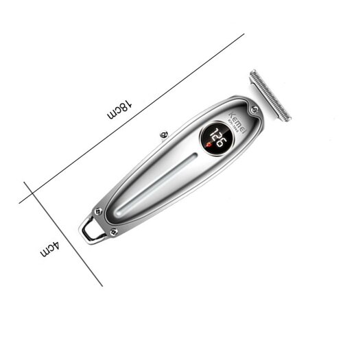 full metal professional hair trimmer for men lithium recharg
