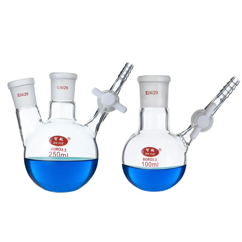 磨口球形反应瓶带四氟门单口圆底二口圆底反应烧瓶四氟节门球形,工业油品/胶粘/化学/实验室用品,烧杯/烧瓶,淘宝优惠券,粉丝福利购,淘宝优惠卷
