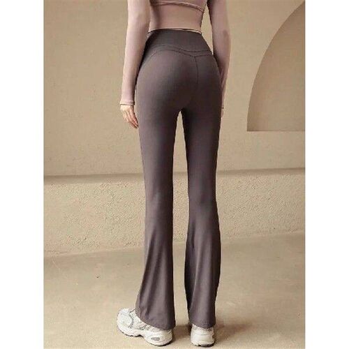 Yoga pants for women with high waist buttocks anti curling