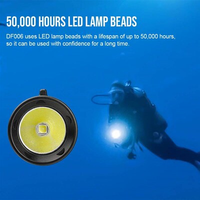 Trustfire DF006 Super bright Diving Flashlight IP68 Waterpro