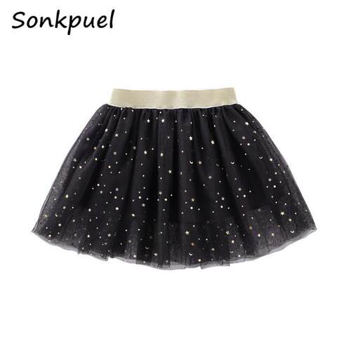 Summer Girls Tutu Skirts Kids Elastic Waist Pettiskirt Girl