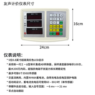 上海友声XK电子计价计重台秤家用卖菜水果精准仪表头30 1kg
