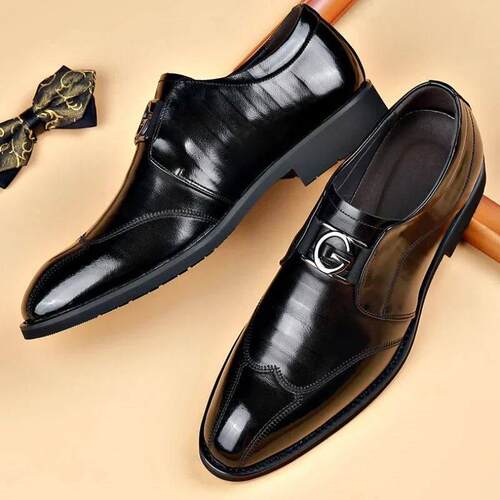 Business Men Shoes Patent Leather Man Brogues Shoes Fo Man