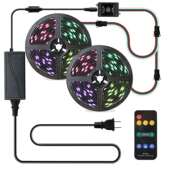 led5050套装 5米10米300灯 滴胶防水跑马幻彩灯条 灯带 声控音乐