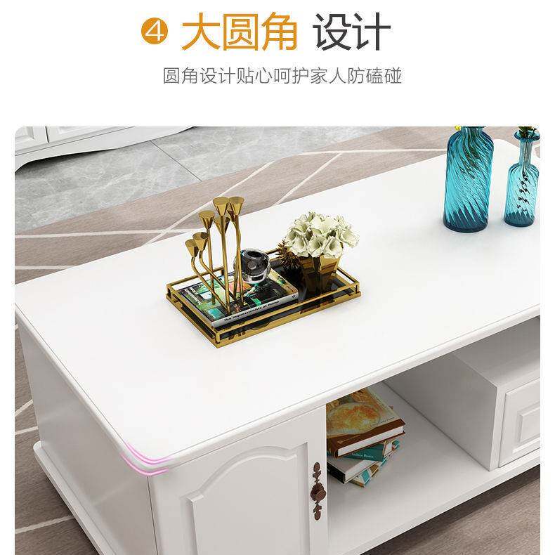 欧电视户茶几组合简易电式视柜小型窄小客厅柜套装卧见详情室电柜