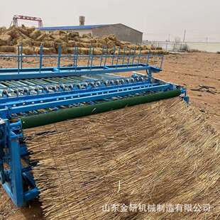 大棚保温稻草芦苇编织机 砖瓦厂砖坯覆盖电动草帘机 杂草稻草编织
