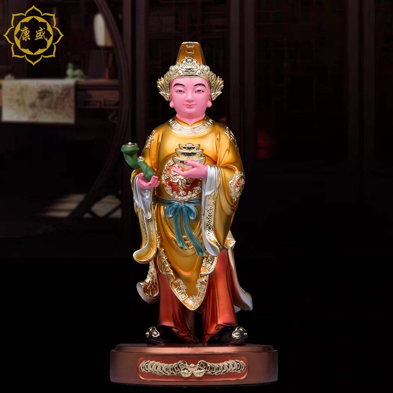 金钱伯神像玻璃钢马来西亚钱伯公阴差三爷伯阴神玄关桌面摆件