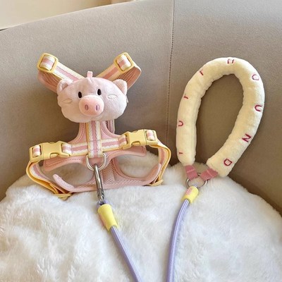 TuffHound它愿 狗狗牵引绳小型中型大型犬外出遛狗绳背心式胸背带