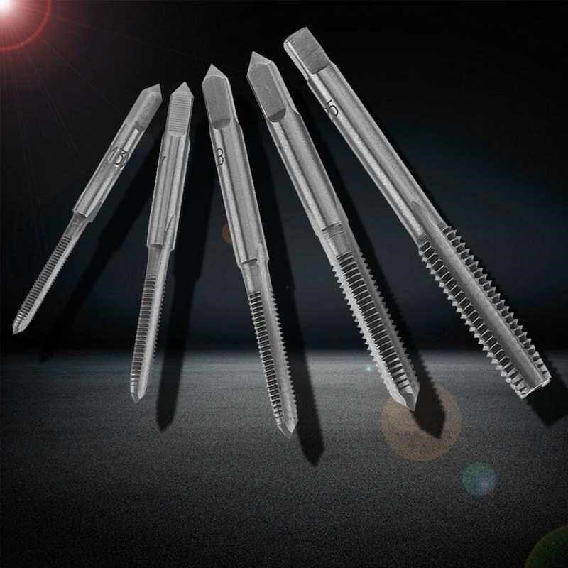 High Quality 6pcs T-type Wrench Drill Set Hand Tapping Tools - 实物图
