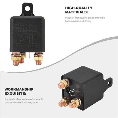 Car Relay 12V 250A Continuous Type High Power Motorcycle