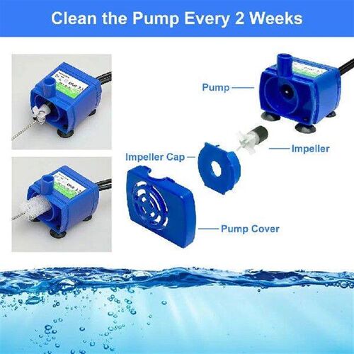 160L/H 1.5W mini Submersible Pump USB DC 5V Pet Water