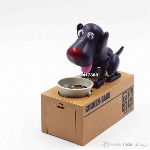 CHOKEN-BAKO My Dog Piggy Bank Cute Eat Coins Electronic Dog
