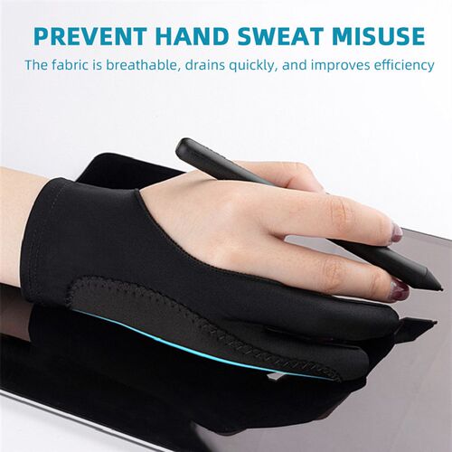 Two-finger Painting Gloves Anti-touch Anti-pollution Anti-di