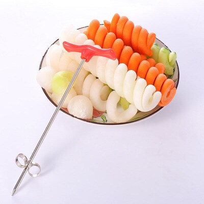Potato Spiral Cutter Manual Roller French Fry Cutter Making