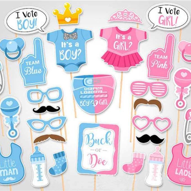 30 pieces of boyorgirl personalized baby welcome pie pair of - 实物图