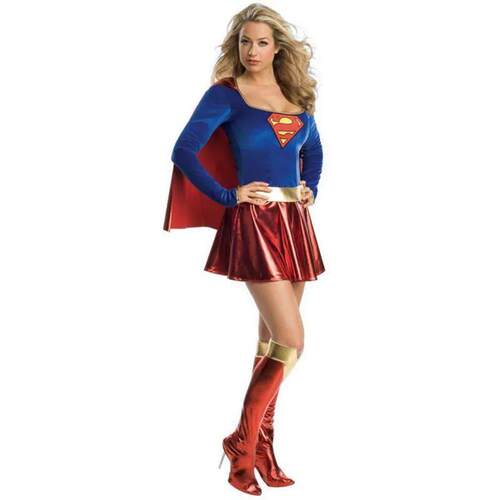 Superwoman Dress Cosplay Costumes Super Girls Dress Shoe